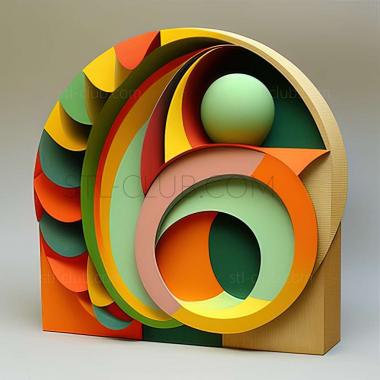 3D model Sonia Delaunay (STL)